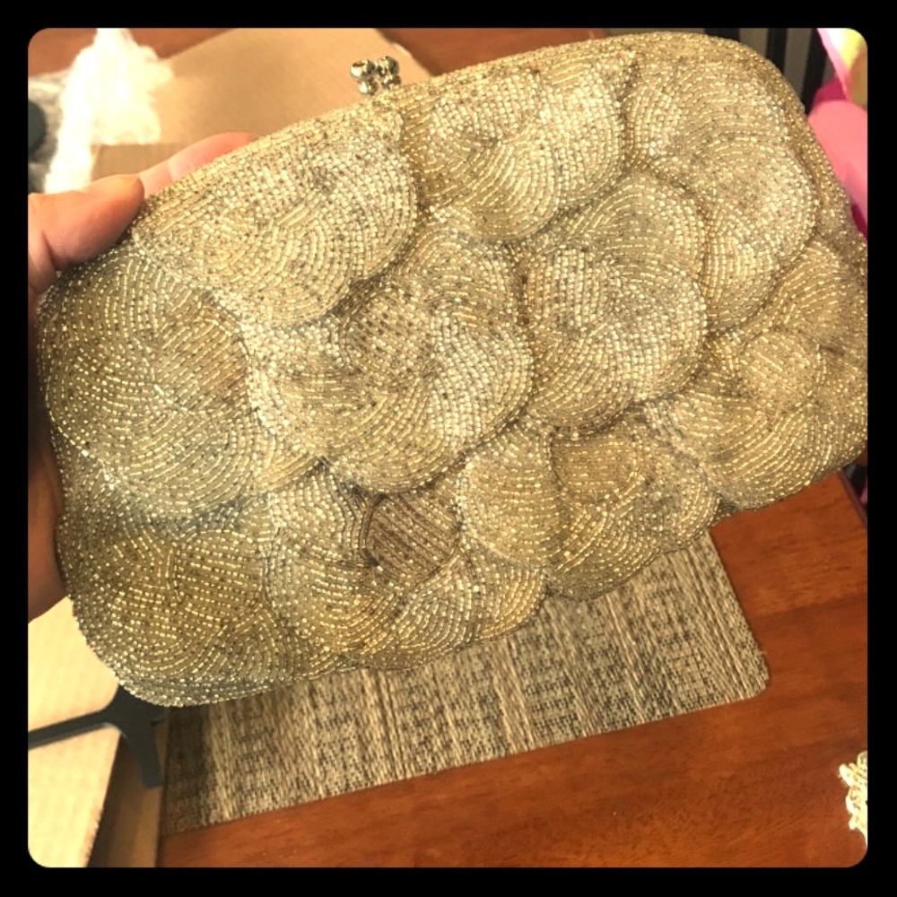 Vintage beaded clutch purse